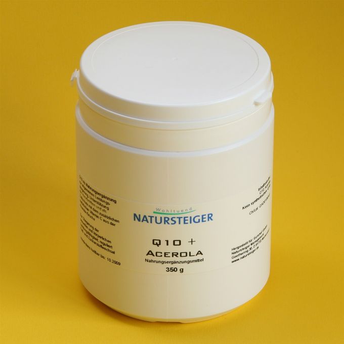 Mit guten Ideen wachsen - Natur Q 10 + Acerola ist Vitamin C.