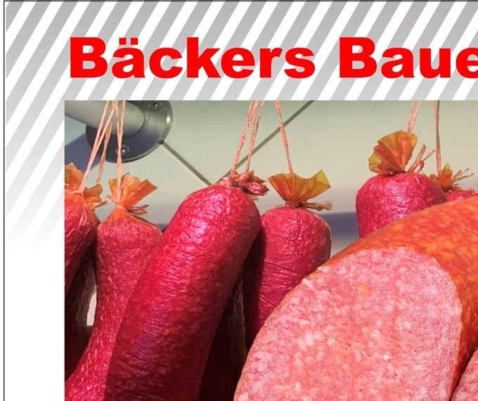 Salami - Rohwurst - Dauerwurst - Bauernseufzer - Mettwurst - Cervelatwurst - Schlackwurst - Schinkenwurst - Kaminwurzen 100 % Natura!