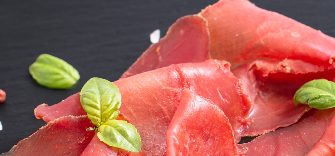 Beef Carpaccio 100 % Natura von Metzger aus der Schweiz (Graubünden).